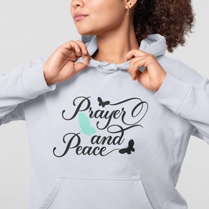 Prayer And Peace SVG, Pray More Worry Less, Christian Saying, Religious Quote, PRY