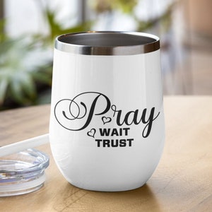 Ore, espere, confíe en corazones, texto en negrita, iglesia, impresión y corte, diseño, descarga en Svg Png Jpg Pdf Eps Dxf, PRY