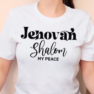 Jehová Shalom Mi Paz Svg, Yahweh Svg, Archivos SVG cristianos para Cricut, Religioso png dxf, Believe Svg, Dios Svg, WSHP