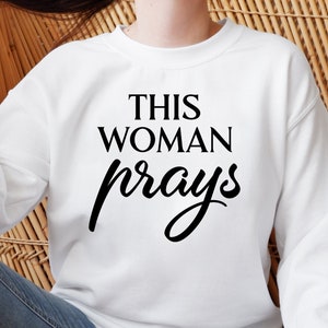 Diese Frau betet SVG Png Pdf Jpg Eps Dxf Digital Download, PRY