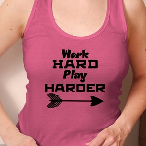 Work Hard Play Harder SVG, Gym Svg Files For Cricut, Fitness Svg, Motivational Svg Digital Download