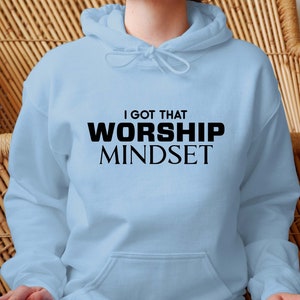 I Got That Worship Mindset Print and Cut Design Christian in Svg Jpg Eps Dxf Pdf Png, WSHP