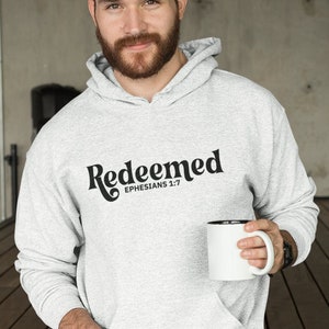 Redeemed Svg Bible Verse Clipart Design Cut File, Christian Tshirt Design Instant Download for Cricut and Silhouette, GRC