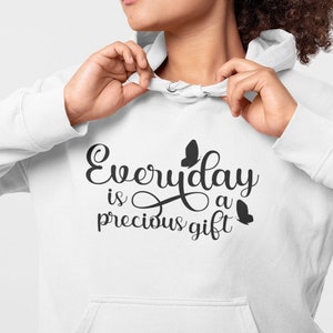 Everyday Is A Precious Gift Hand Lettered Svg Files For Cricut, Living My Best Life Cute Sayings Inspirational Svg