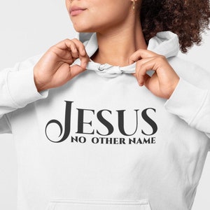 Gesù nessun altro nome Christian Svg Cut File, Download digitale Png Jpg Pdf Eps Dxf, JSS