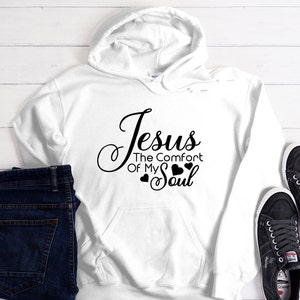 Jésus le confort de mon âme église citation SVG Design couper fichier, confiance Dieu avoir foi téléchargement instantané pour Cricut, JSS