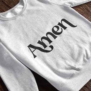 Amen Svg Clipart Design, Bible Verse Svg, Hand Lettered Svg, Walk by ...