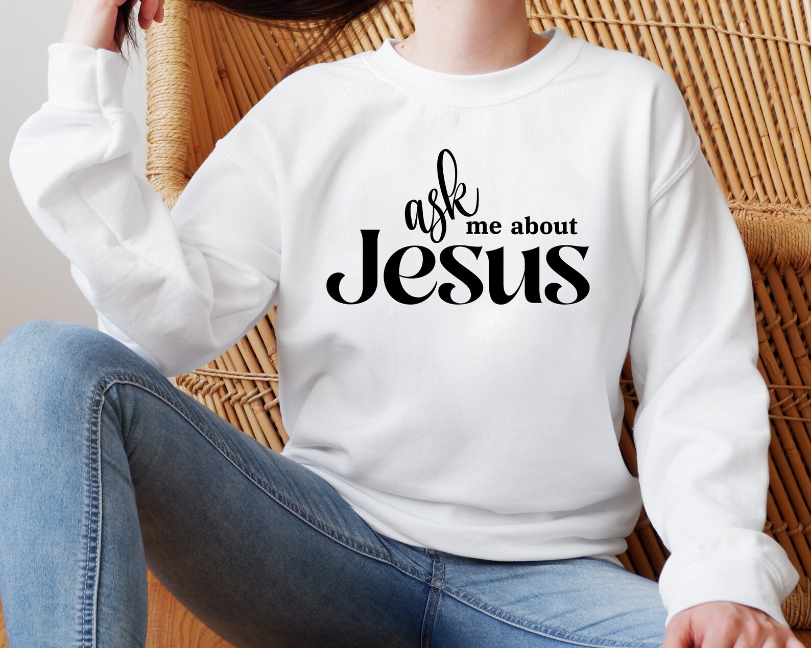 Ask Me About Jesus Svg Christian Svg Files for Cricut Church - Etsy