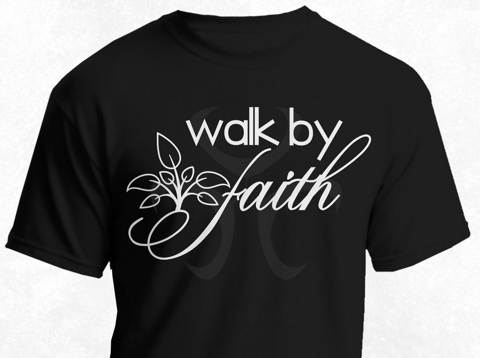 Walk by Faith SVG Clipart Design Cut File Trust in the Lord | Etsy