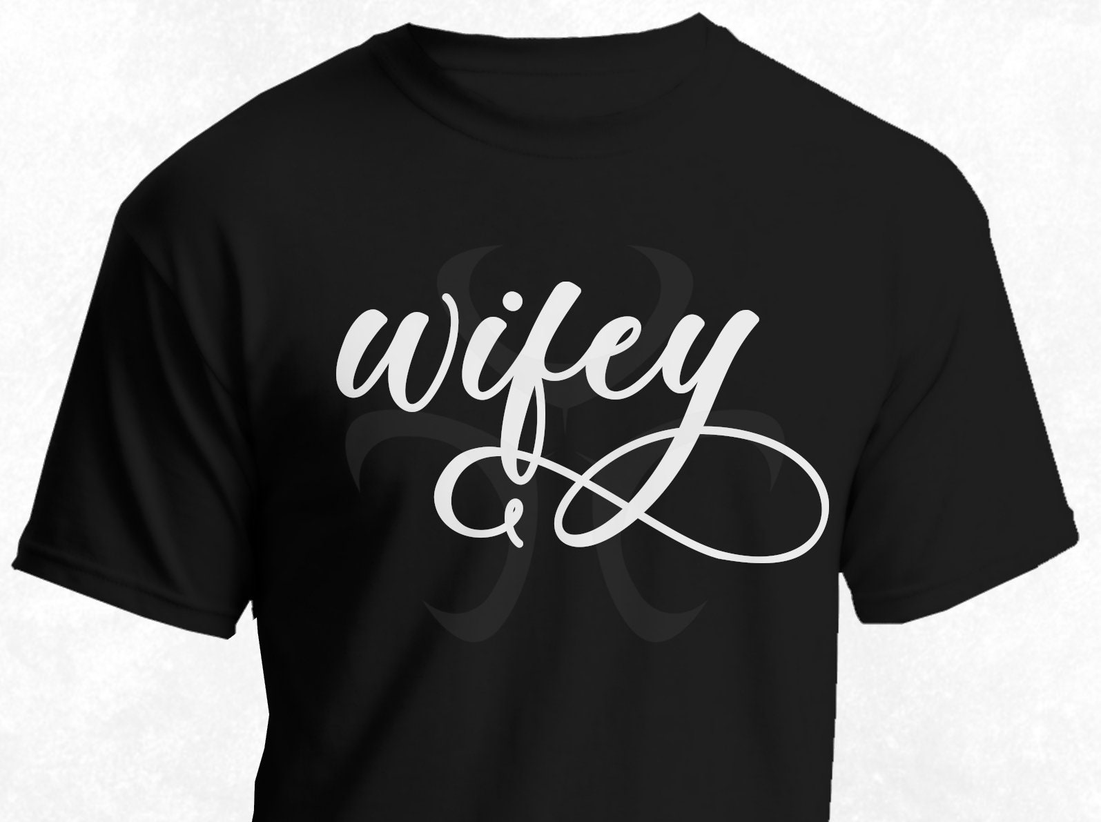 Wifey SVG Tshirt Design for Marriage Honeymoon and Wedding | Etsy