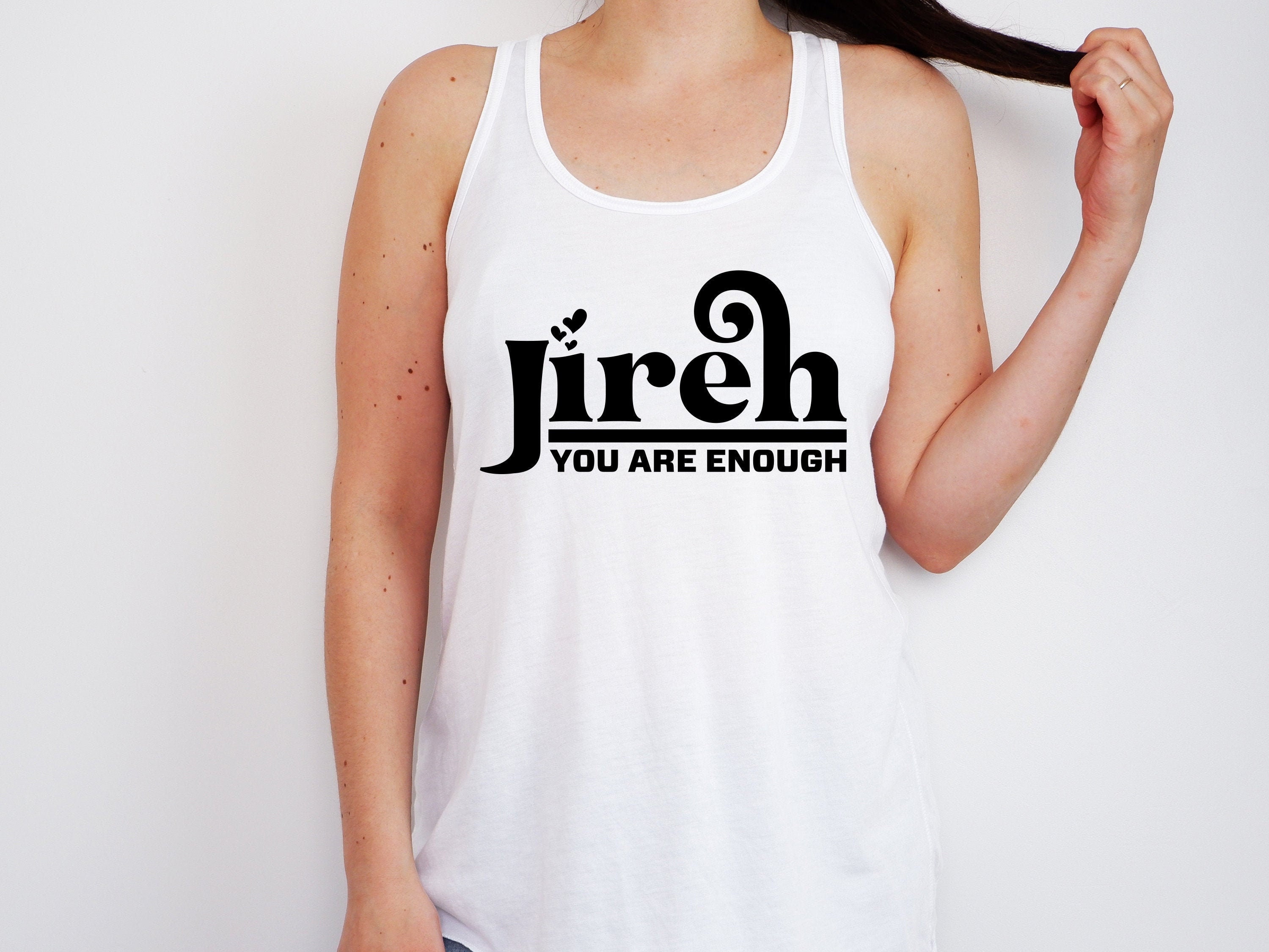 Jireh You Are Enough With Hearts Print and Cut File Svg Png Etsy Ireland