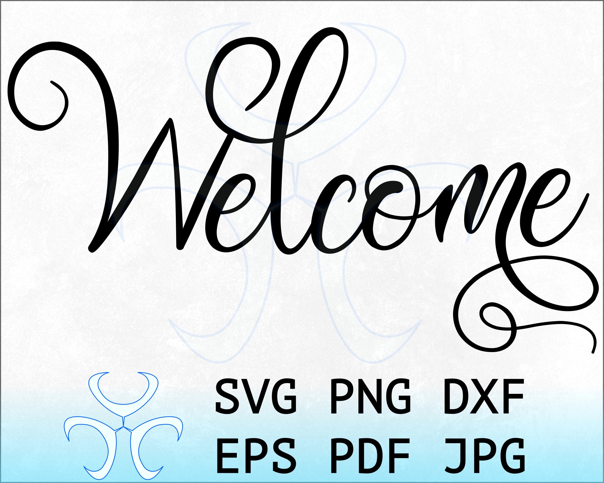 Welcome Sign Svg Digital Download Farmhouse Svg Home Decor | Etsy
