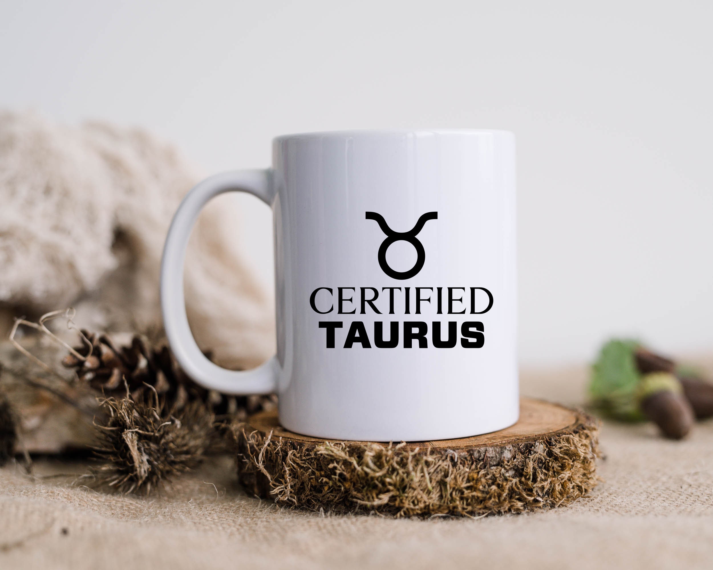 Certified Taurus Svg April Zodiac Birth Sign Symbol May Etsy