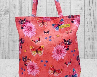 Stofftasche, Beutel, Einkauf, Blumen, Geschenkidee, Shopping Bag