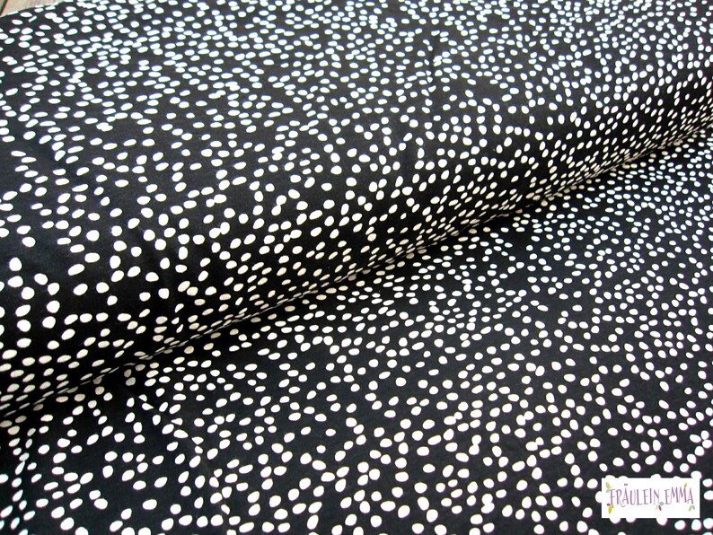 Birch fabric, Bio-Interlock, Dots / Punkte Bild 1