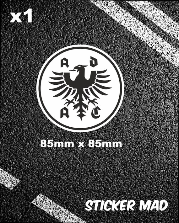 D DEUTSCHLAND Rund ADAC Aufkleber 85mm Autoaufkleber Auto / Van / Lkw /  Germany Autoaufkleber - .de