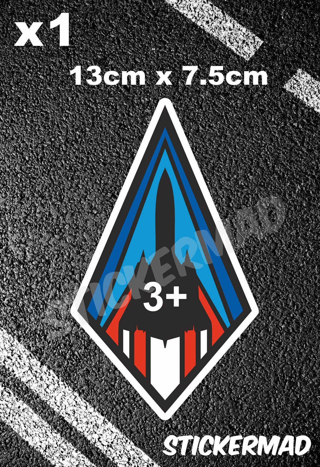 Habu SR-71 Blackbird Diamond Badge Sticker USA Skunk Works Spy Plane