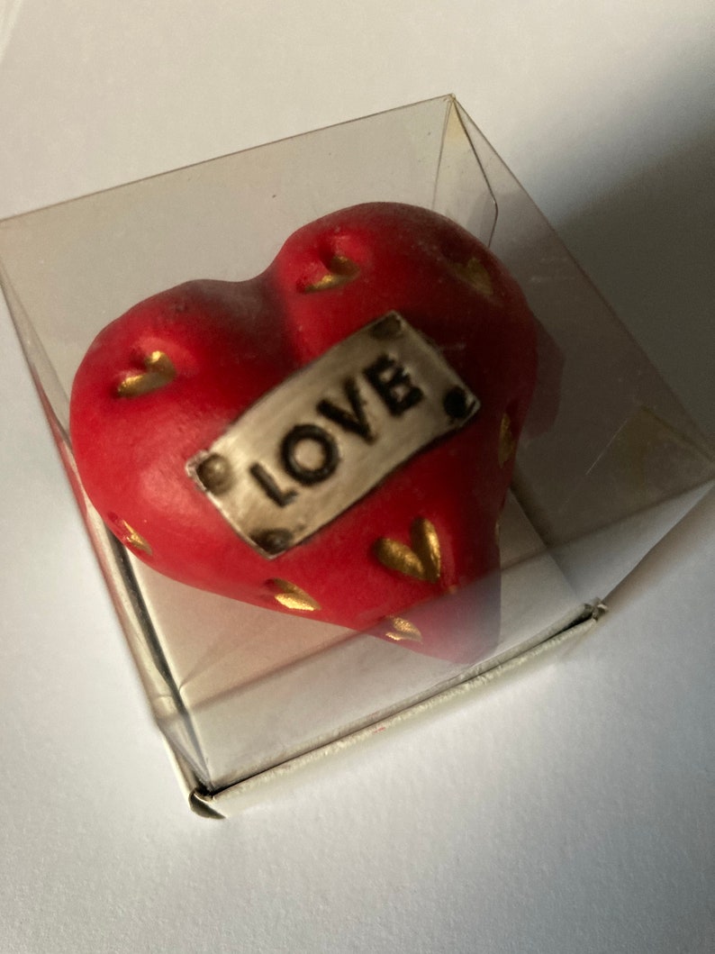 Little heart in ashes Valentines gift Valentines day friendship Love