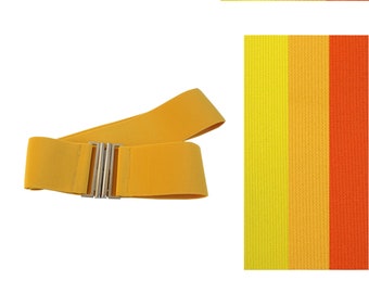 yellow elastic belt