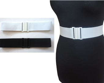 Cinturón elástico elástico estirable Matal Clasp de 5 cm (2 pulgadas) de ancho