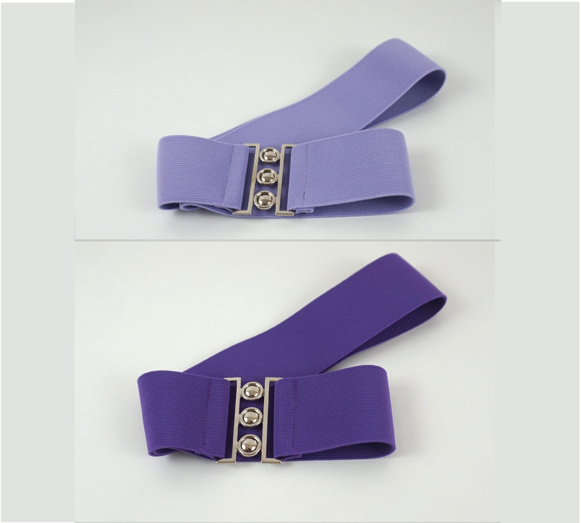 Purple Leather Belt for Men 35 mm 42 / 105 cm - Burgundy Purple | Capo Pelle