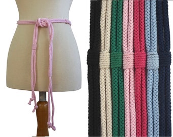 Cotton 2 Ropes  Cord  Belt