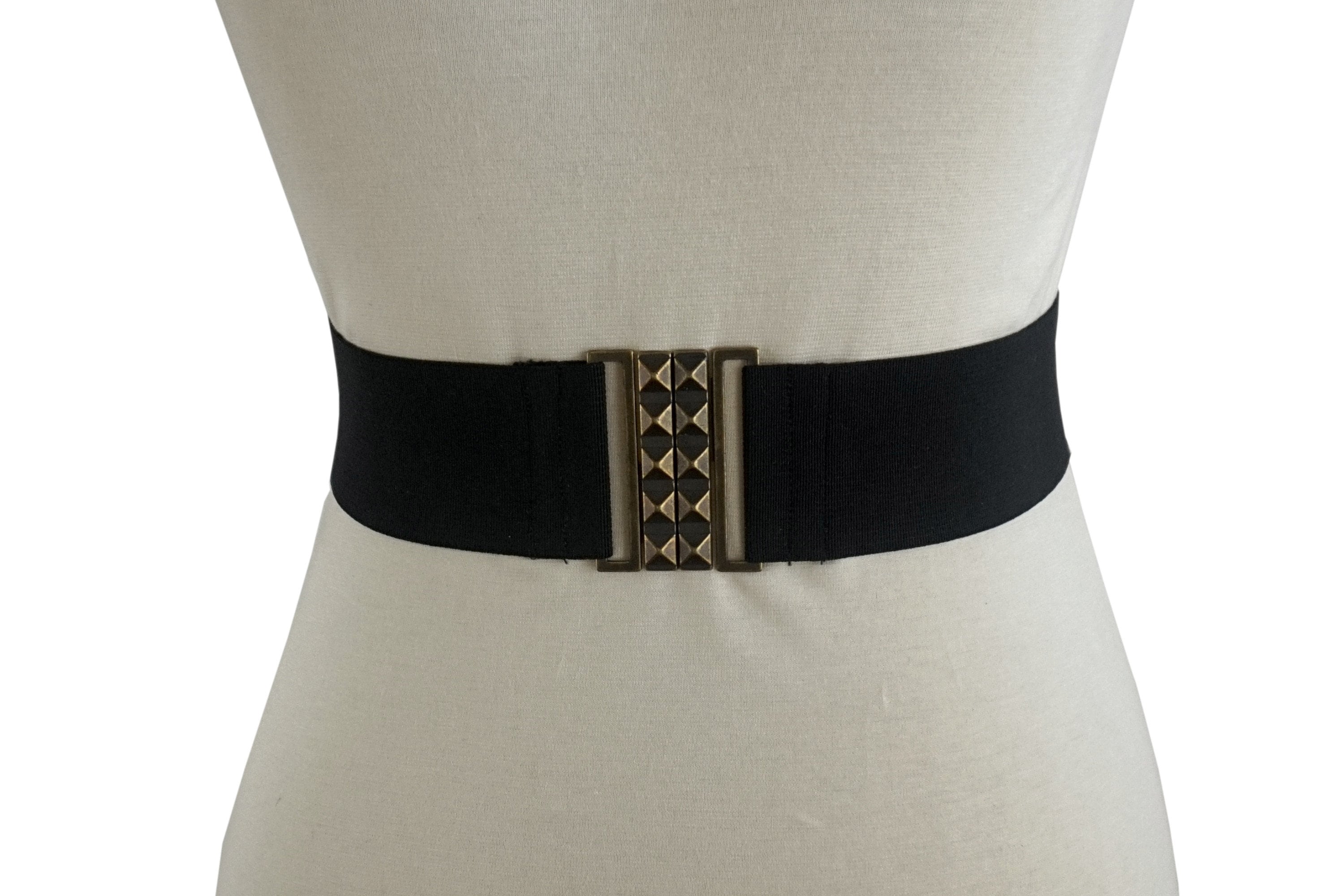 Black , Stretch Belt ,metal Clasp XS-XL - Etsy