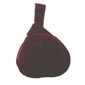 Burgund, Weinrot, japanische knotentasche