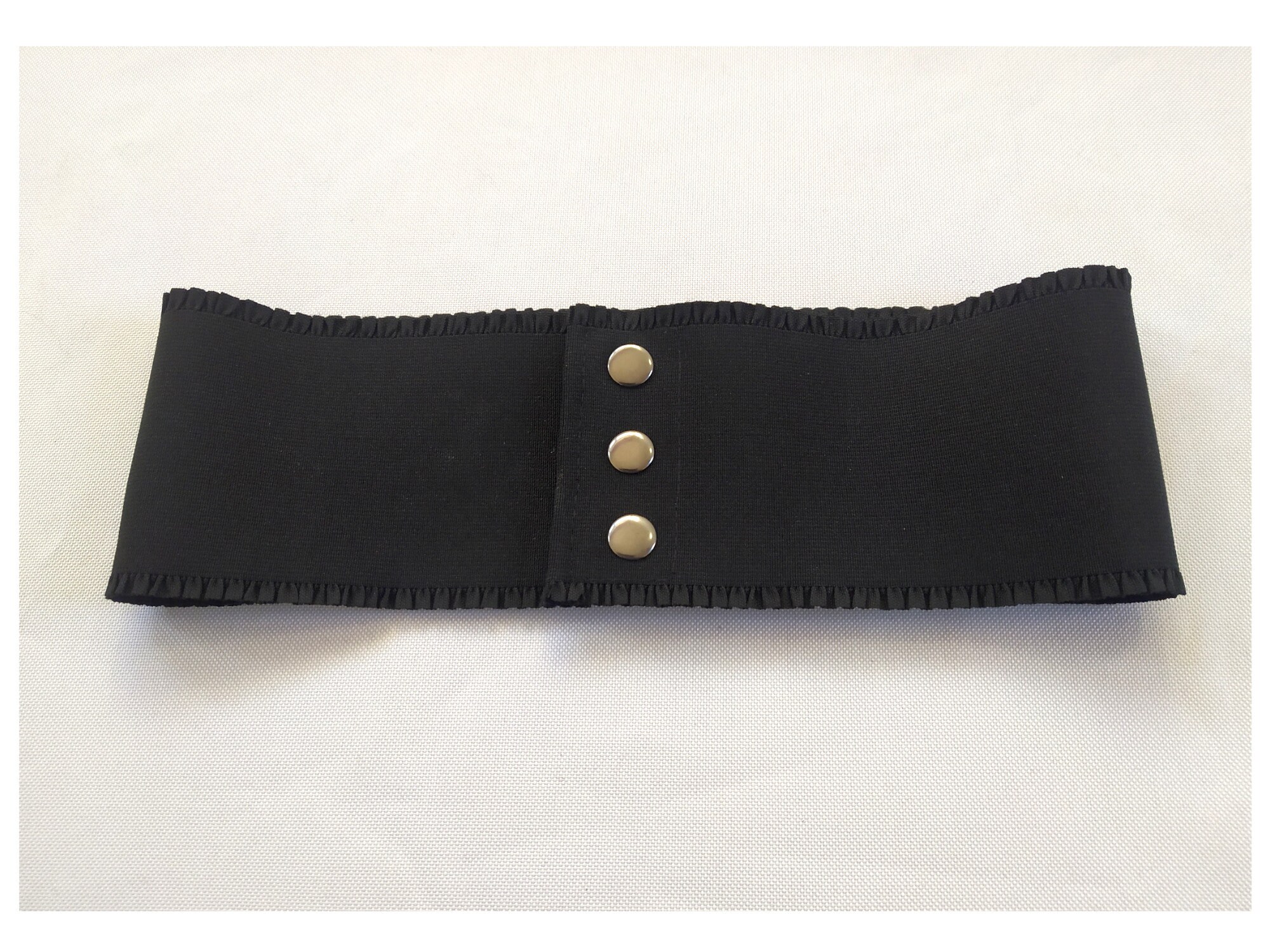 2227 Women\'s Wide Elastic Stretch Waist Belt Fabric Corset Cinch Waistband ALAIX Women main image 3