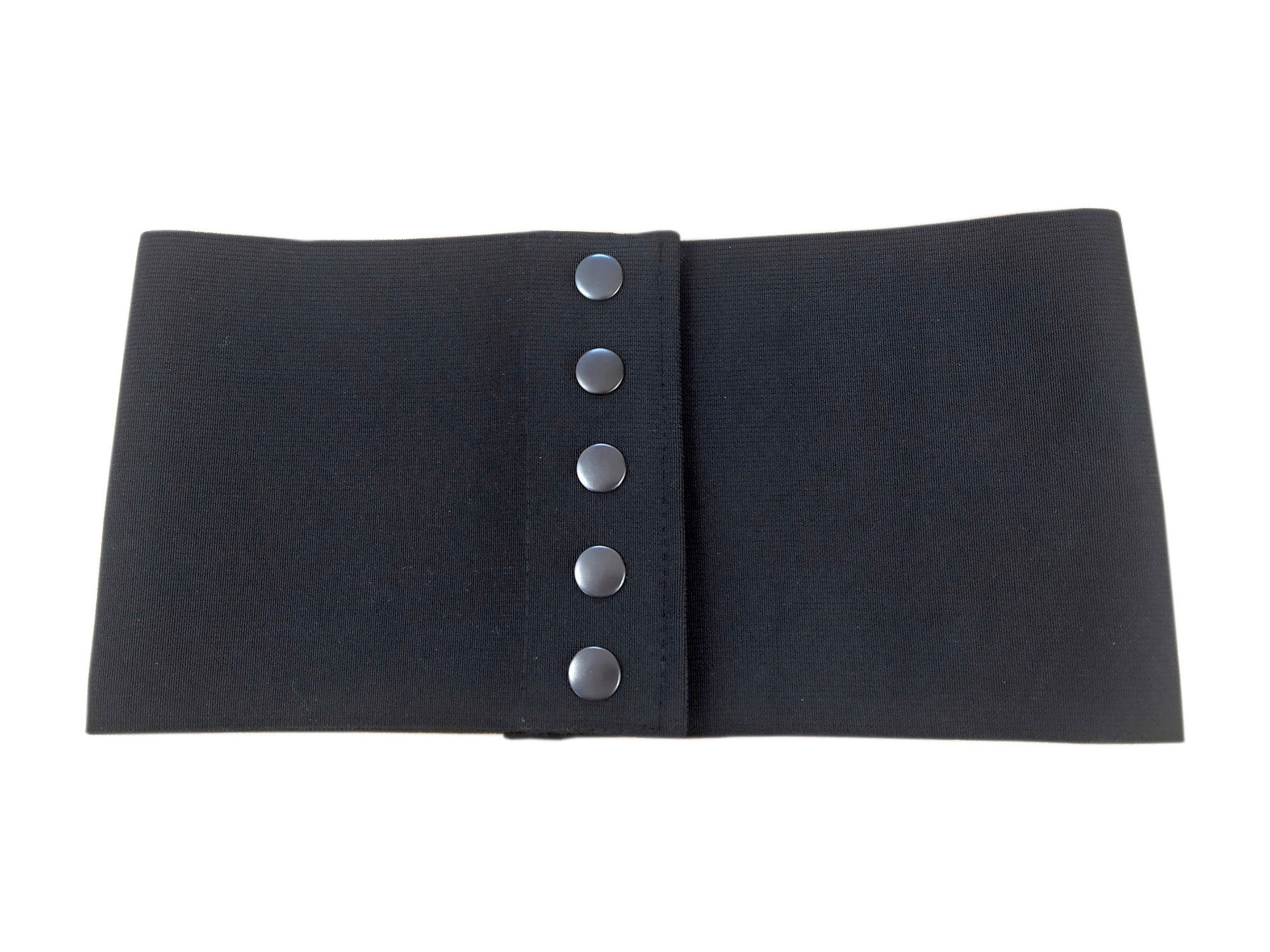 Cintura Larga Elastica EBoot - Corsetto Steampunk Con Chiusura A Bottone - Foto 3