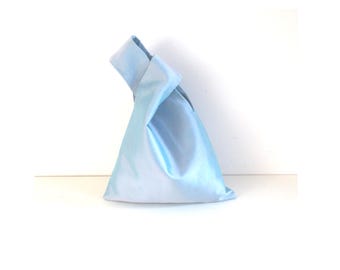 Bluesilk dupioni Japanse knooptas