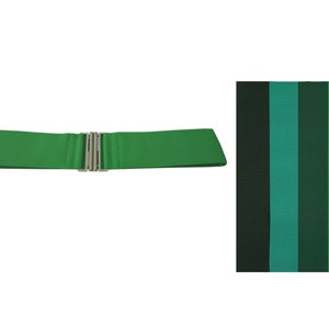 green , elastic, stretch belt