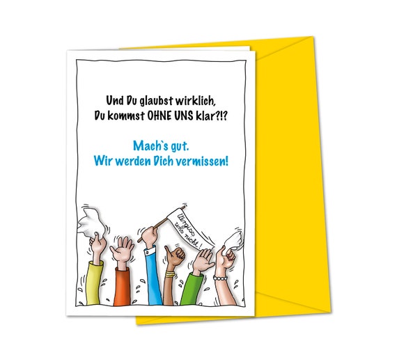 Lustige Ruhestandskarte – „You Quitter“ Mit Humorvollem Büro-Spruch, Recycelbar, Aus UK