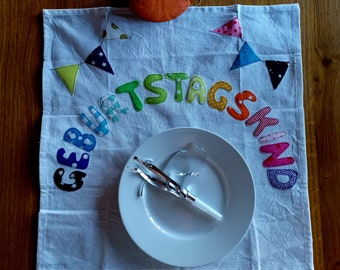 Geburtstagskind*Tischset*Platzdeckchen*Regenbogen*Geburtstag