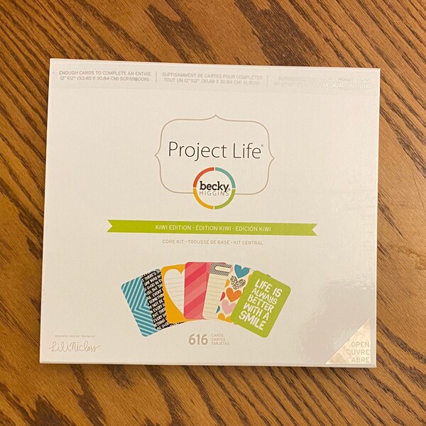 Project Life Cards - Etsy