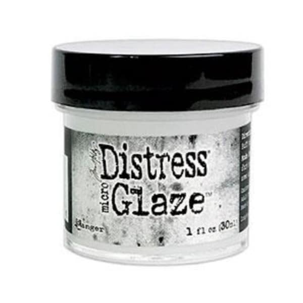 Tim Holtz Micro Glaze  - Sealer, Distress Ink junk journal, mixed media, altered art, stamping, scrapbooking, vintage, grunge