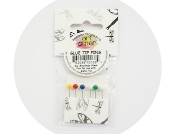 Art Glitter Glue Extra Stainless Steel Pins for Metal Tip
