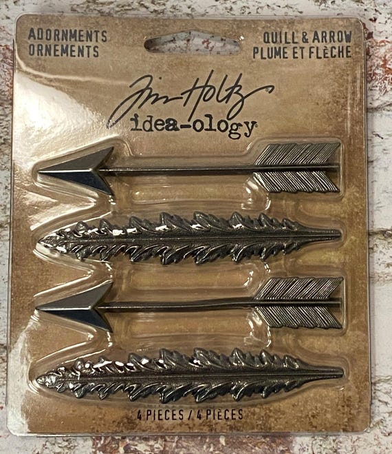 Tim Holtz Adornments Deco Frames - 5 Silver Ornamental Frames For Crafting