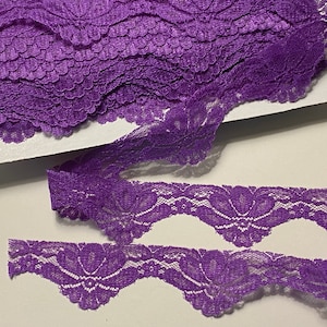 LAST ONE! Purple Lace Trim, Vintage, Shabby Chic, Junk Journal, Vintage Lace, Junk Journal, Mixed Media, Scrapbooking,Embellishments