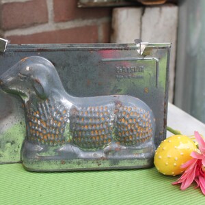 Stampo per dolci a forma di agnello pasquale, teglia, stampo da forno vecchio Kaiser, decorazione primaverile, decorazione pasquale