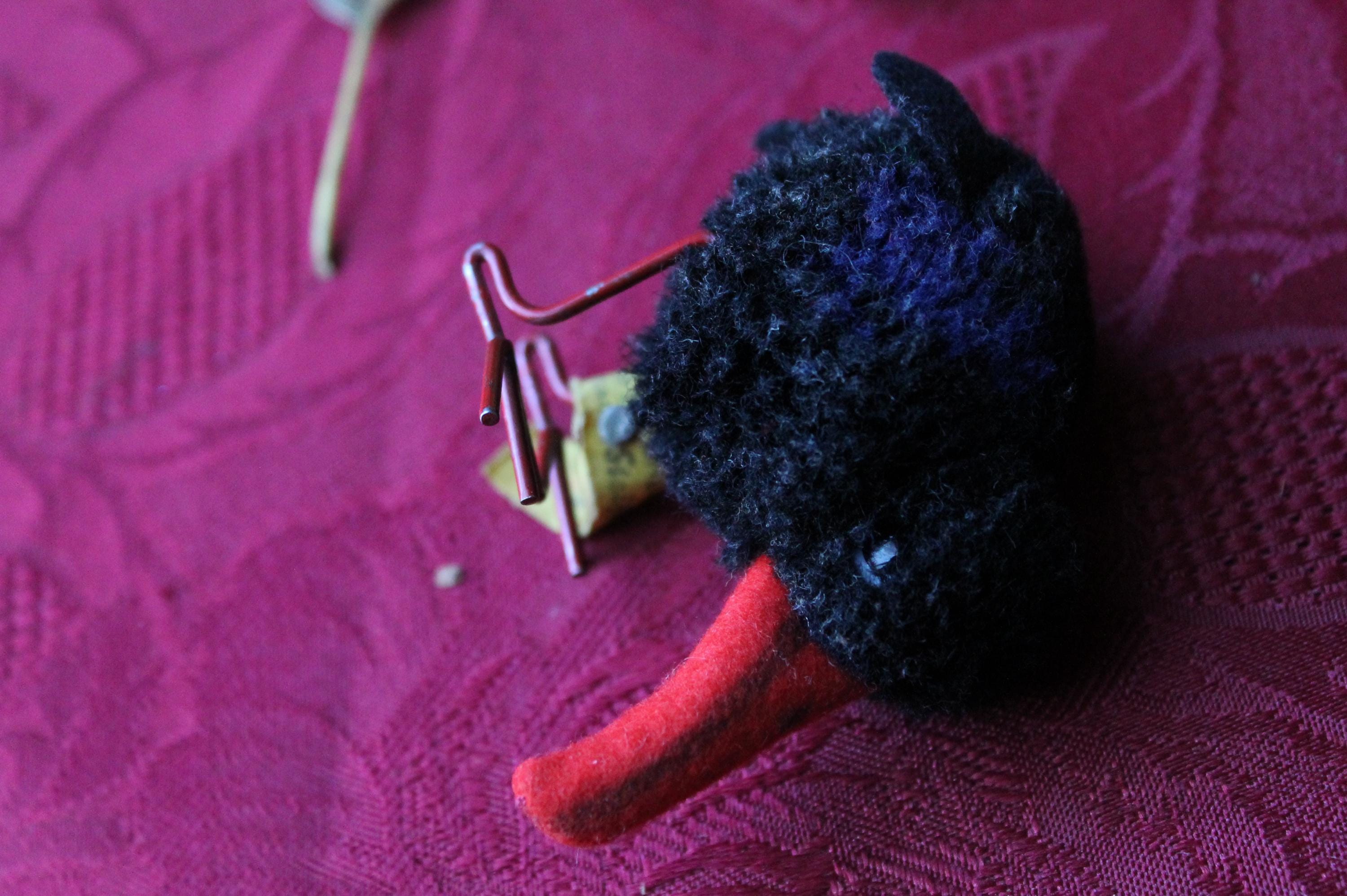Kuscheltiere.biz Corbeau en peluche haut de gamme Corbeau Oiseau Noir