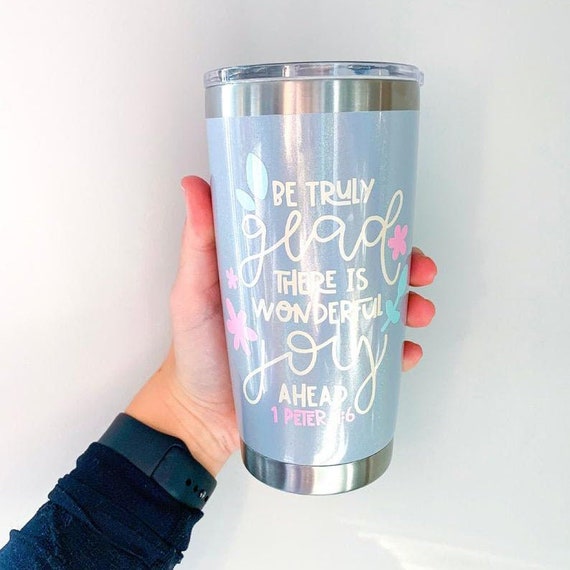 photo Glitter Personalised Travel Mug holographic travel coffee mug glitter travel mug teacher etsy