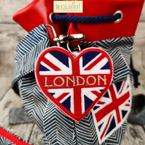 Embroidery files London Love England with Tower Bridge image 10