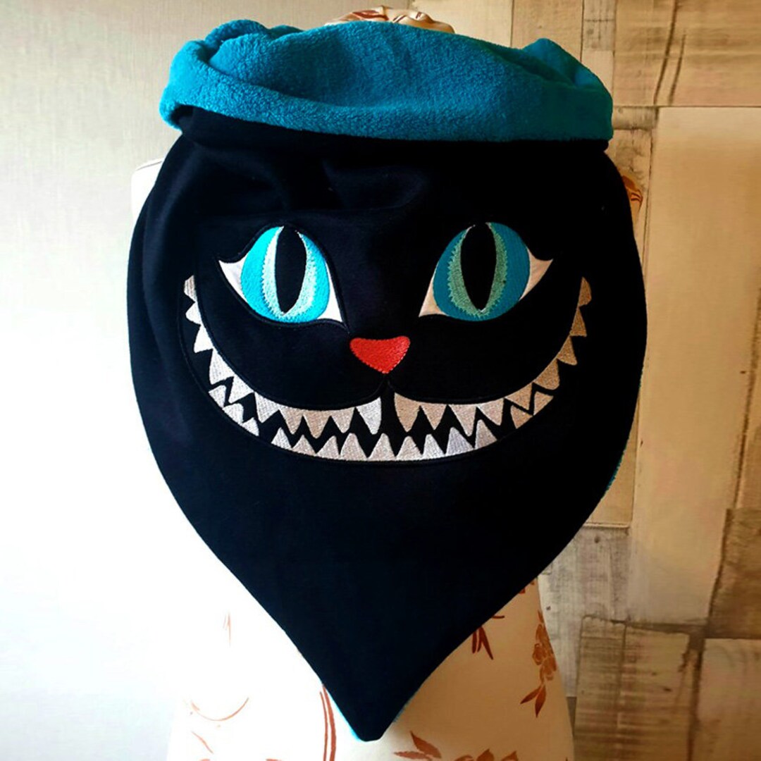 cheshire cat,impish grin 1枚 Stickdatei Wilde Katze Grinsekatze - Embroidery Design Cheshire