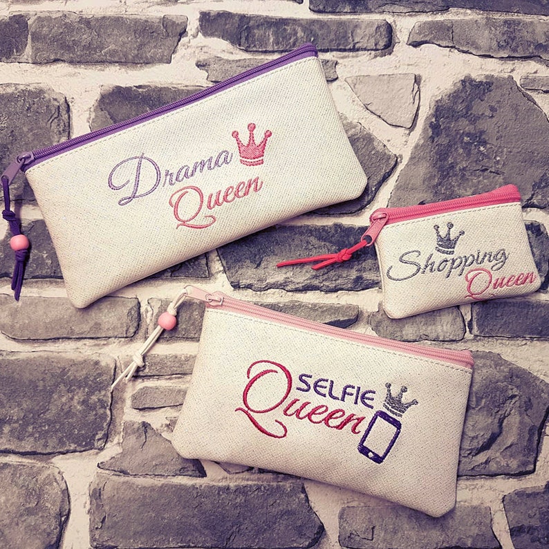 Stickdateien Rock Queens Sprüche Set Nr 30 Queen 104 Dateien, ab 10x10Rahmen 15 Texte Sprüche, 2 ITH Schlüsselanhänger, RockQueenEmbroidery Bild 10