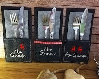 Stickdatei Bestecktasche ITH Set 2 Liebe geht durch den Magen
