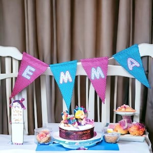 Stickdateien Wimpel DIY XXL Set ITH Wimpelkette Applikationen Geburtstag Jubiläum, 20 Motiv, 96 Dateien, RockQueenEmbroidery