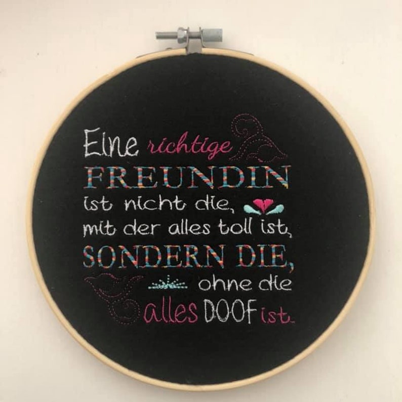 Rock Queens Sprüche Set 12 Freundschaft Stickdatei Etsy