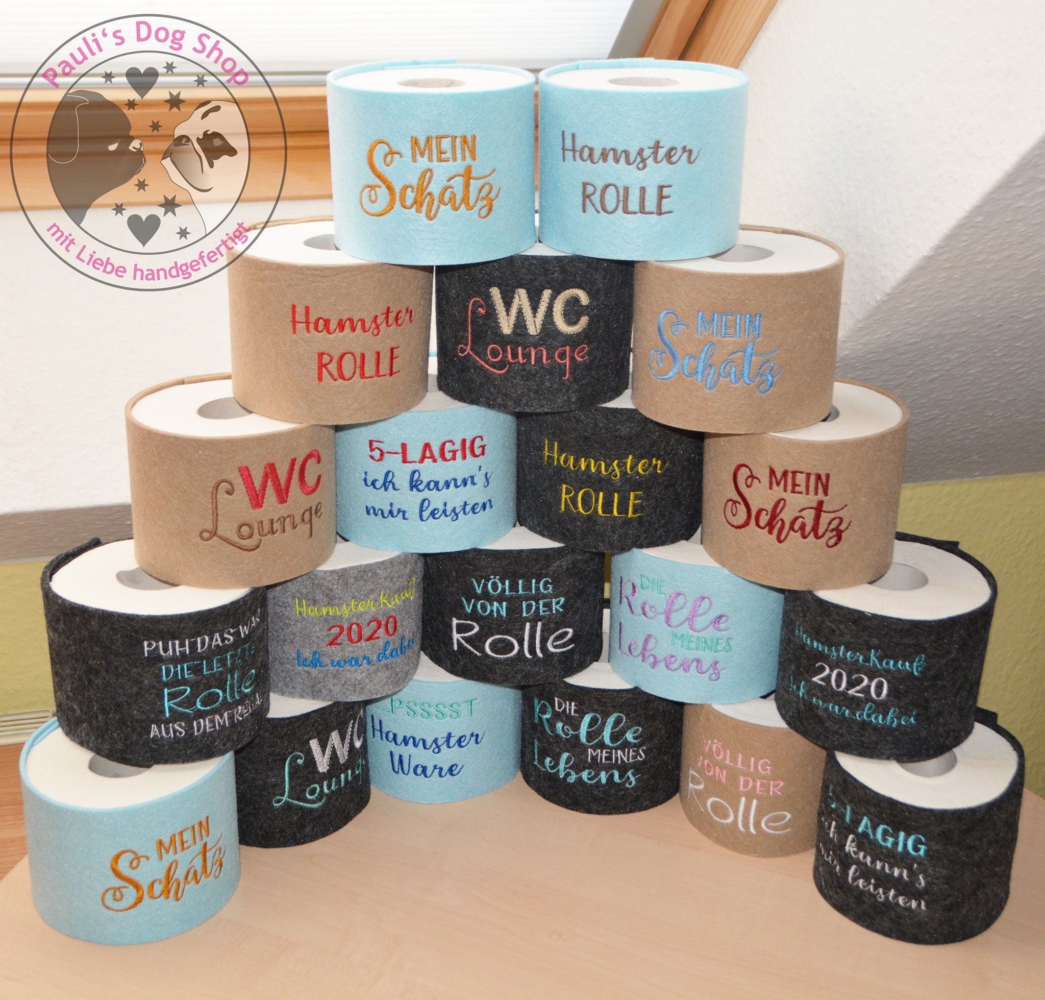 Stickdateien Sprüche Set Nr 44 Toilettenpapier WCPapier Etsy