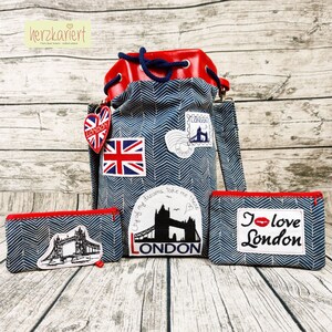 Embroidery files London Love England with Tower Bridge image 6